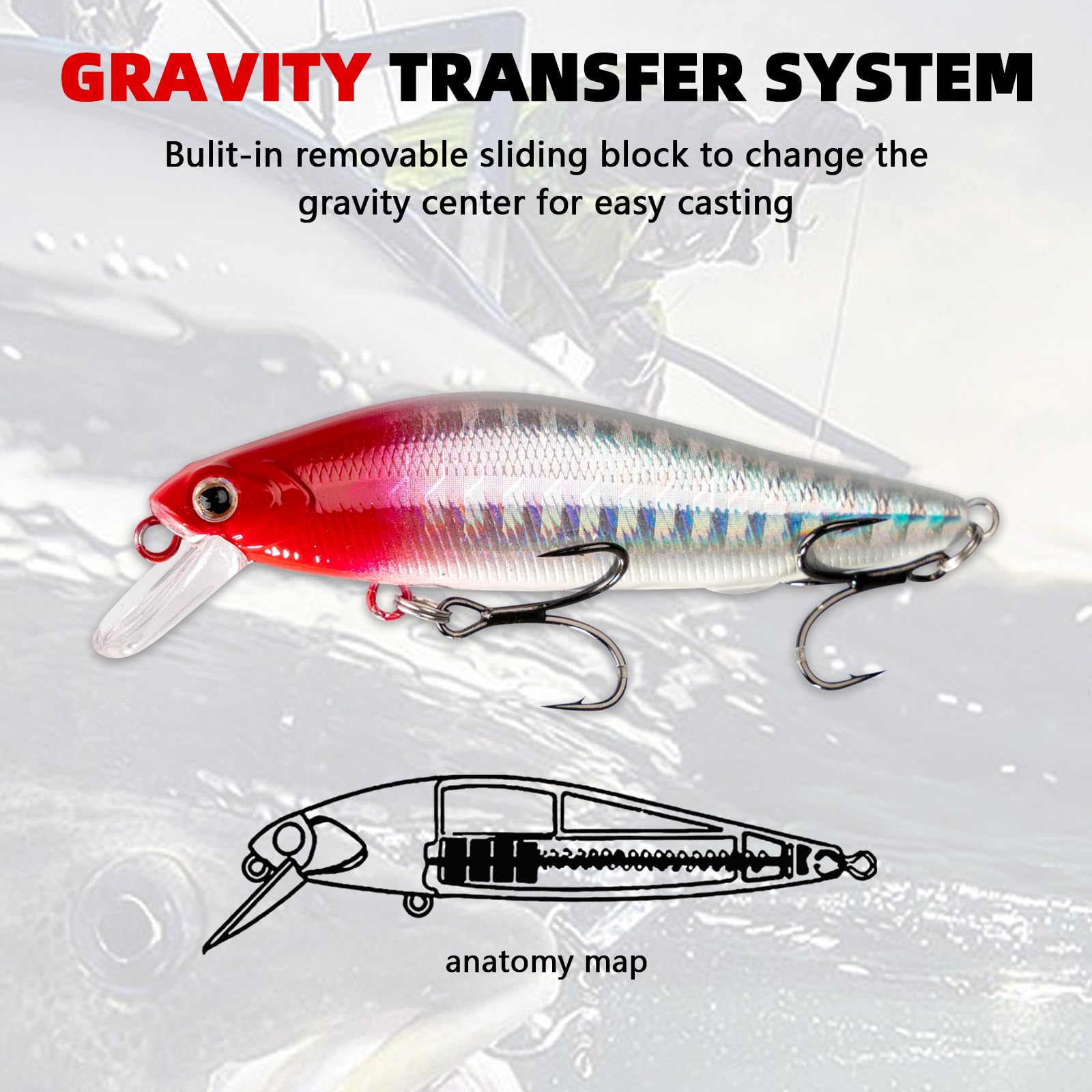 Big Hammer Swimbait, Bleeding Trout, 5-Inch