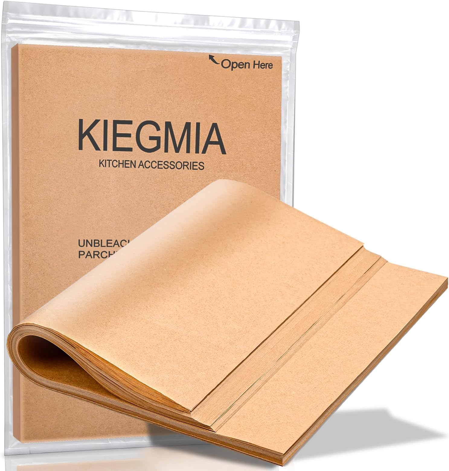 120 PCS Parchment Paper Sheets, 9 x 13 IN Unbleached, Precut Non-Stick Parchment Sheets for Baking, Cooking, Grilling, Steaming and More, Fit for An Air Fryer, Baking Sheet, Oven, or Sandwich Wraps