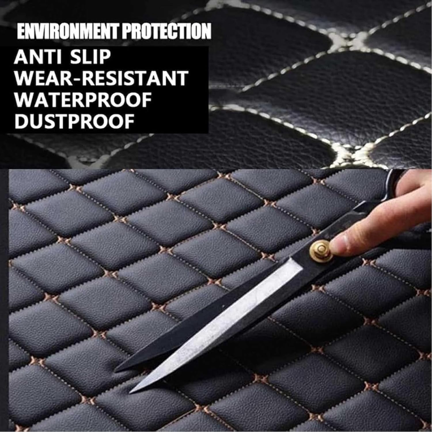 Tapis de Coffre Voiture pour Jaecoo 7 J7 PHEV 2024 2025 2026, Cargaison Tapis Protection Coffre Tapis Tapis Antidérapant pour Voiture Accessoires
