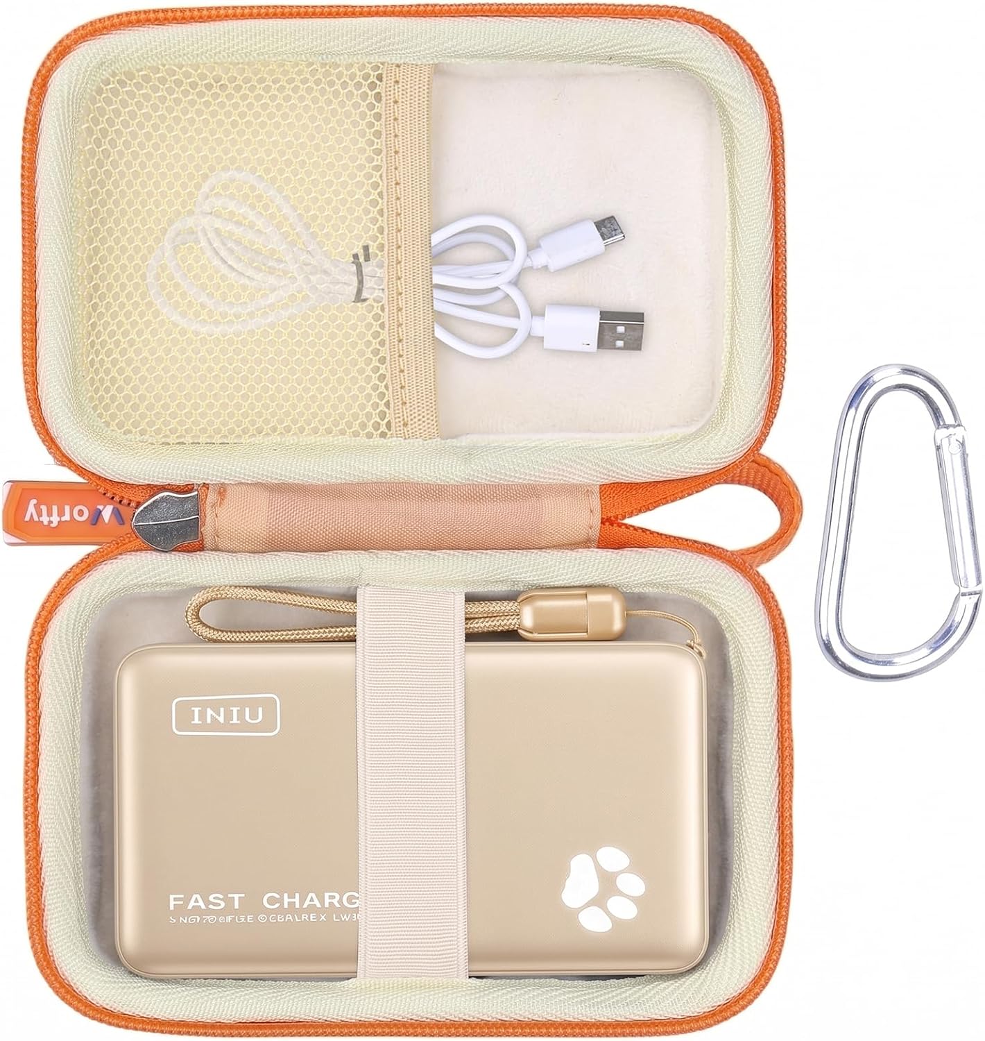 Case for Ultra Slim 10000mAh(P41)/ 45W Power Bank 10000mAh(P41L)/ Anker Nano Ultra-Slim 5,000mAh Magnetic Power Bank - Travel Protective Carrying Storage Bag