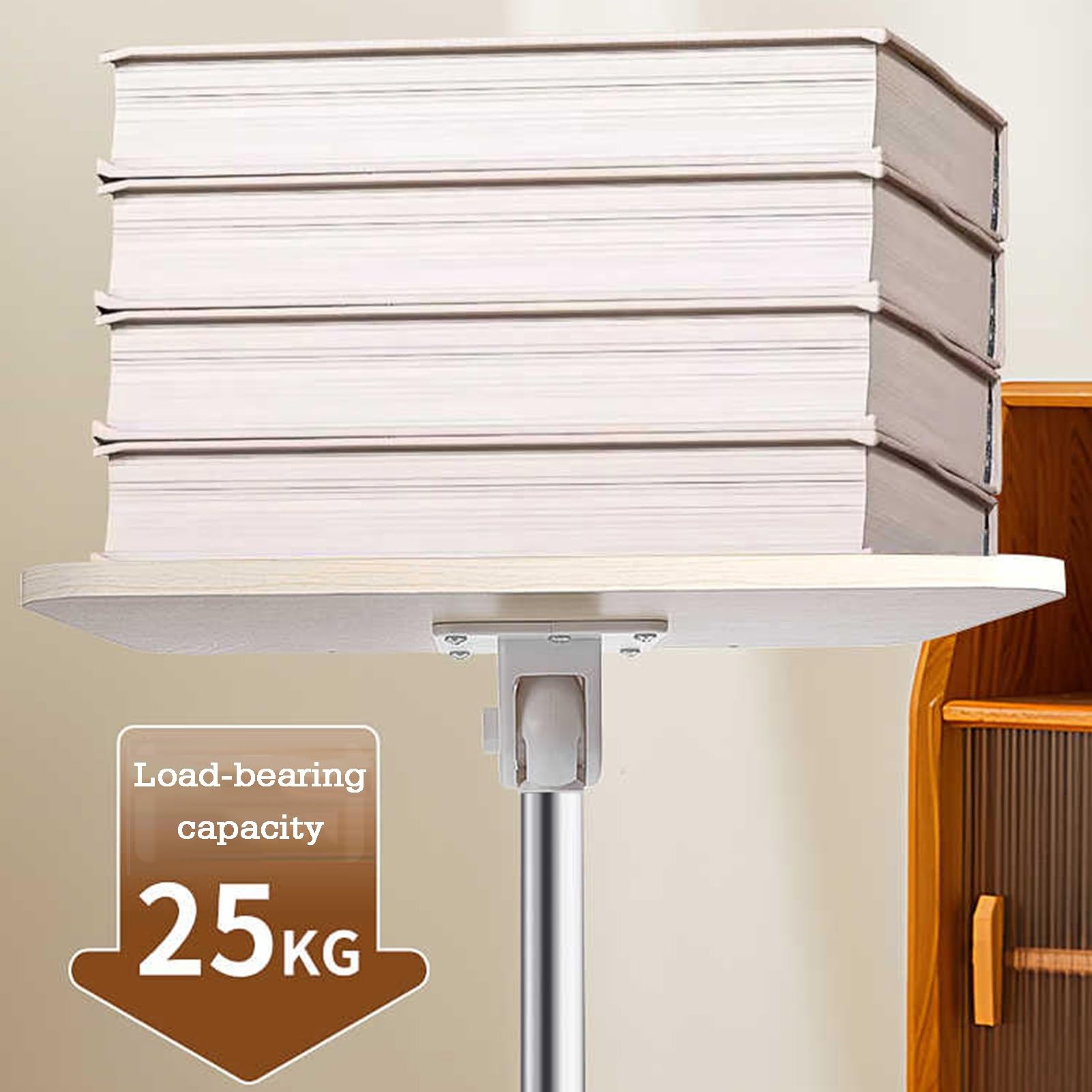 Przenośny stojak do czytania, stojak do pisania na łóżku, uchwyt na strony i organizer, do sali wykładowej, konferencji muzycznej i audytorium(Color 1,60-110cm)