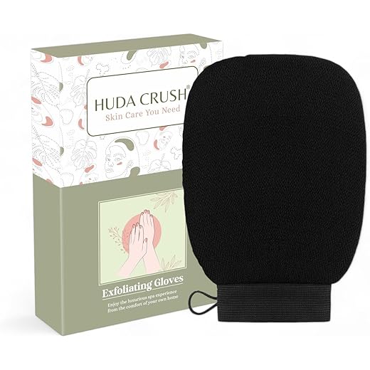 HUDACRUSH Exfoliating Gloves - Skin Renewal