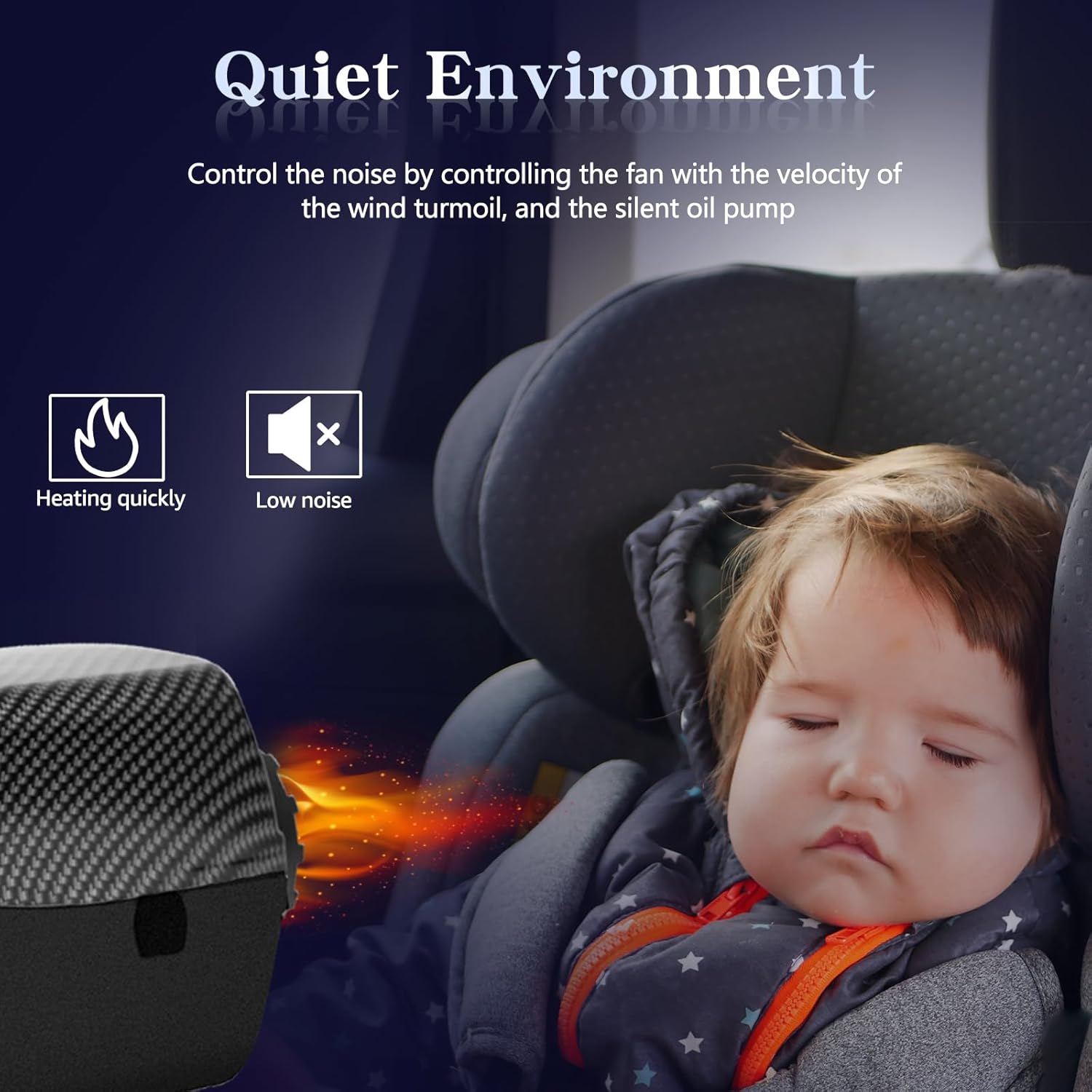 Diesel Heater 12V, Diesel Air Heater 5KW，Diesel Parking Heater with LCD Thermostat Monitor & Remote Control Muffler for Cars, Buses, Trucks, Engineering Vehicles.