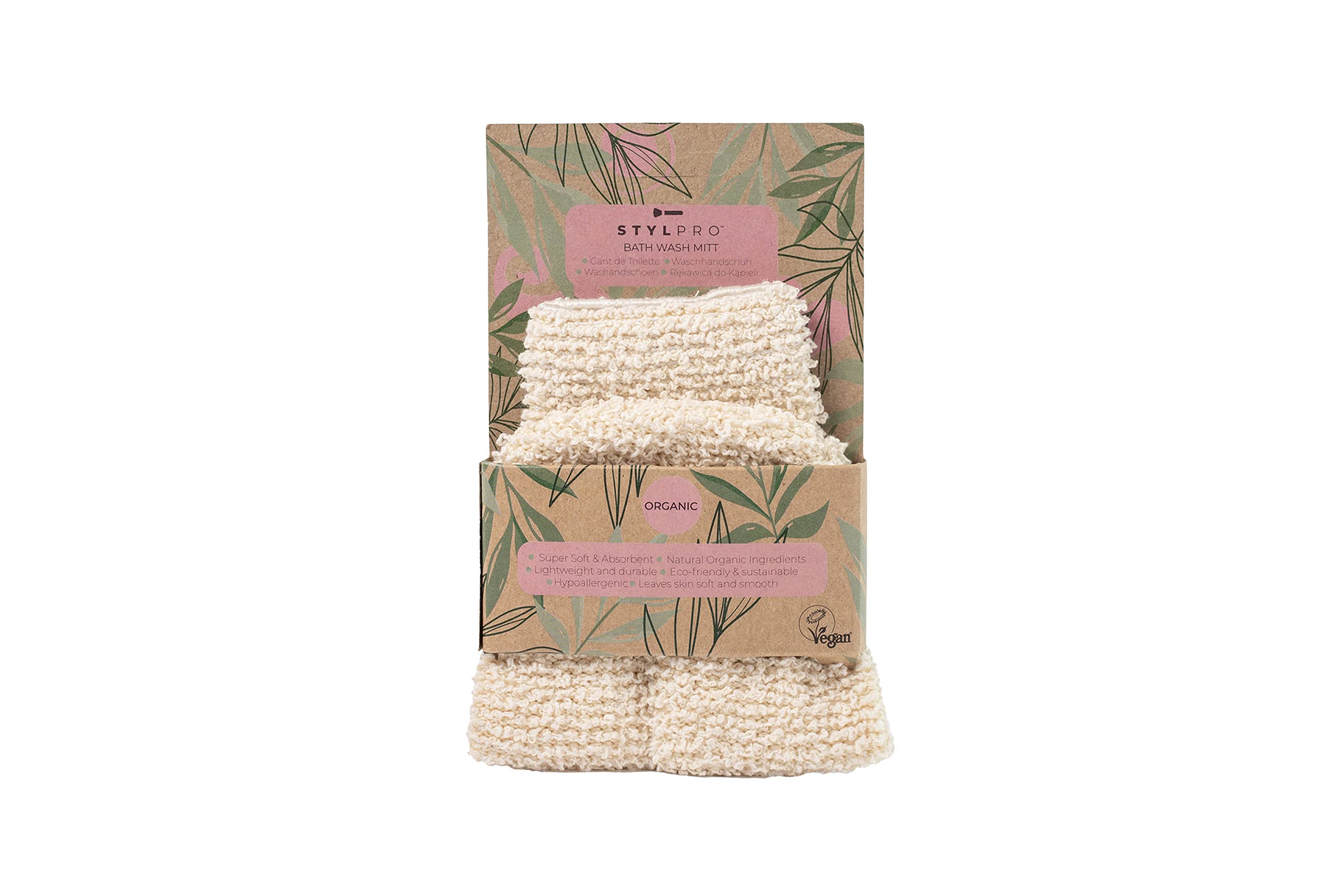 Stylideas Beige Bath Wash Mitt In