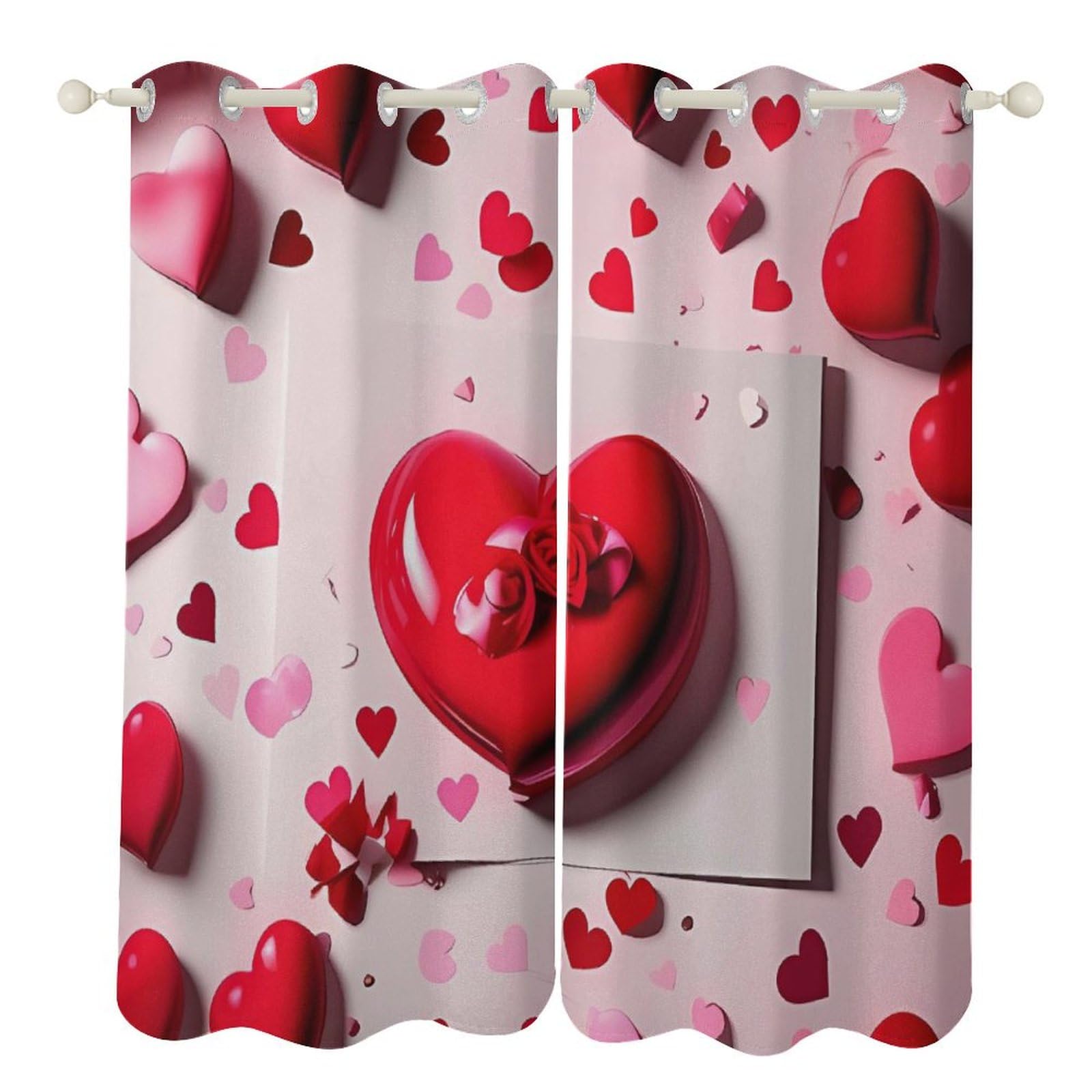 Rideaux occultants pour salon et salle de bain doux