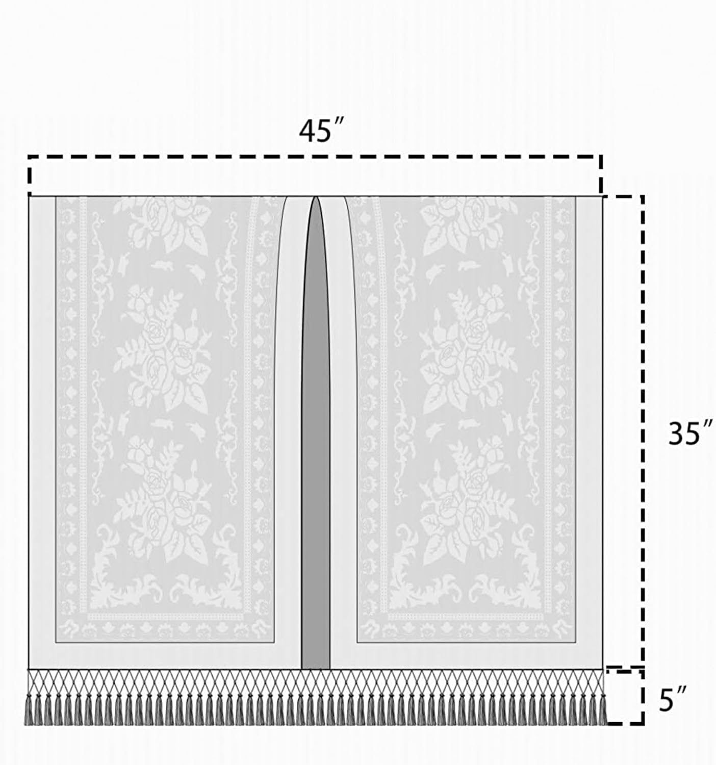 Women's Coverups Burnout Velvet Cardigan Casual Outfit Long Cover Up Kimono with Tassel - Image 8