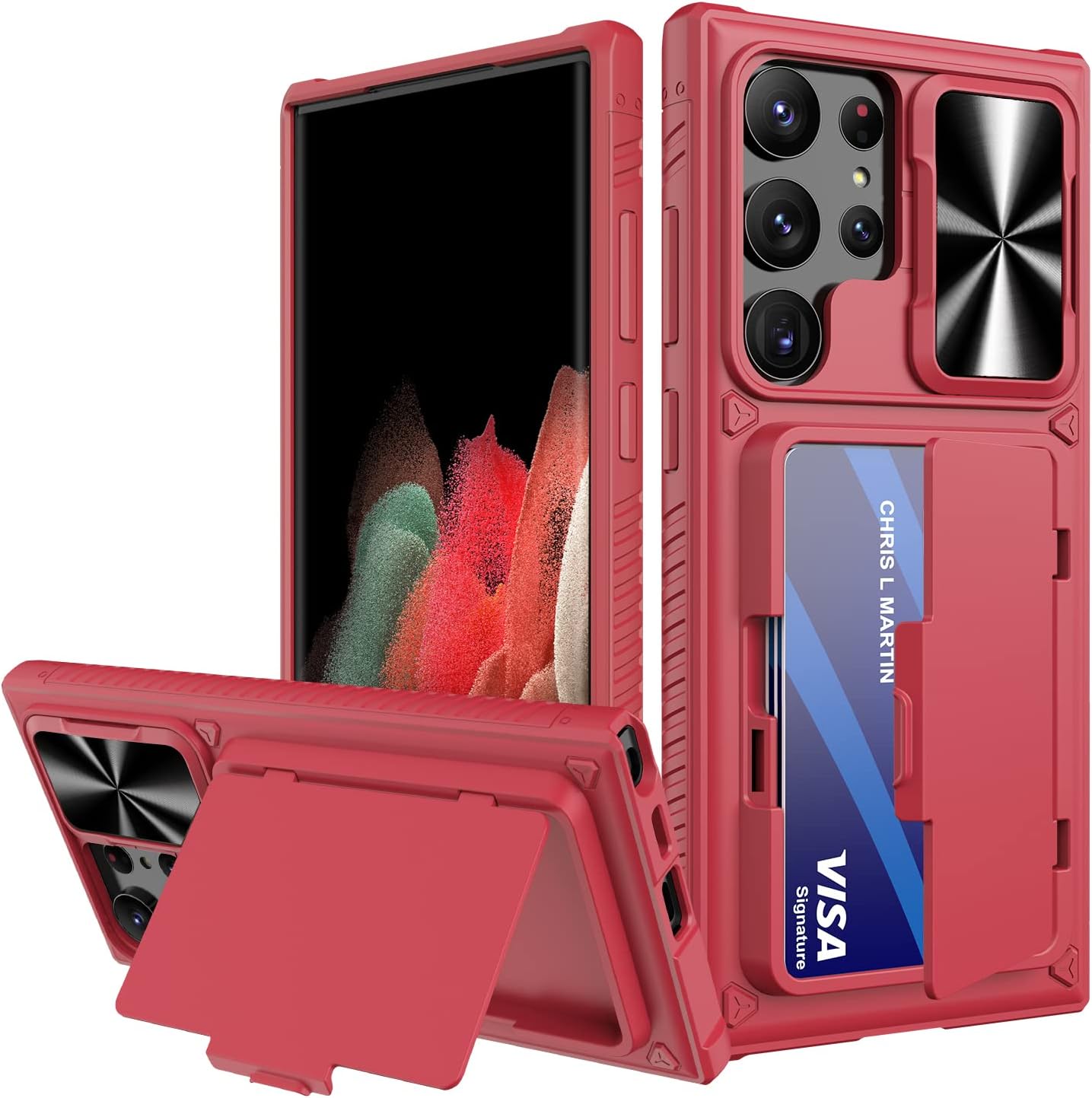 BXYJY for Samsung Galaxy S23 Ultra Wallet Case with Card