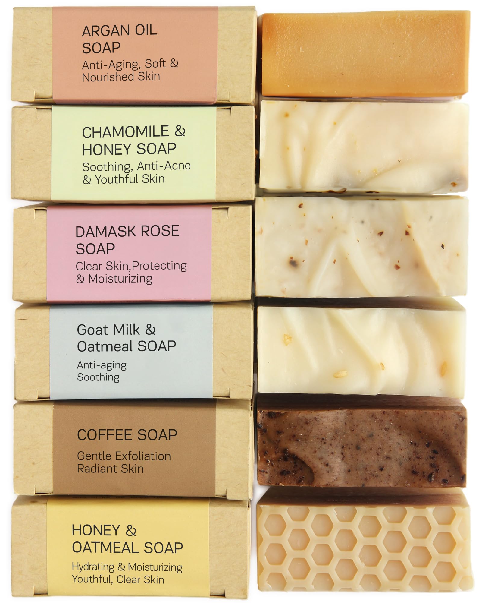 Amazon.com : AUTHENTIC BATH & SOAP - Bar Soap Set for Mature Skin ...