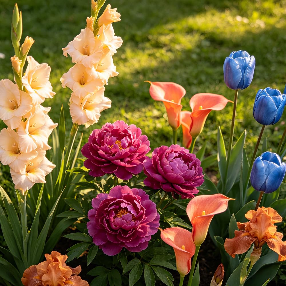 Floresbulbos multicolor - de balcón elevado de jardín balcón primavera interior exóticas oficina jardín 50bulbos