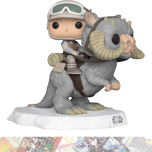 L U K E Skywalk E R With Taunta U N : P O P ! Vinyl Figurine Bundle With 1 Official S.w. Theme Compatible Trading Card (366 - 46764)