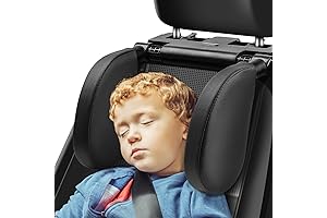 180° Adjustable U-Shaped Car Seat Head Neck Support Headrest Pillow