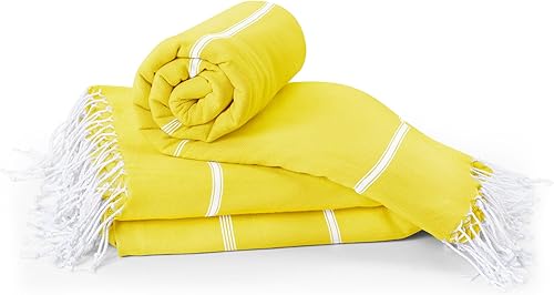 Utopia Towels Paquete de 2 toallas turcas de playa (40 x 72 pulgadas), de gran tamaño, 100% algodón, sin arena, ligeras, absorbentes, de secado