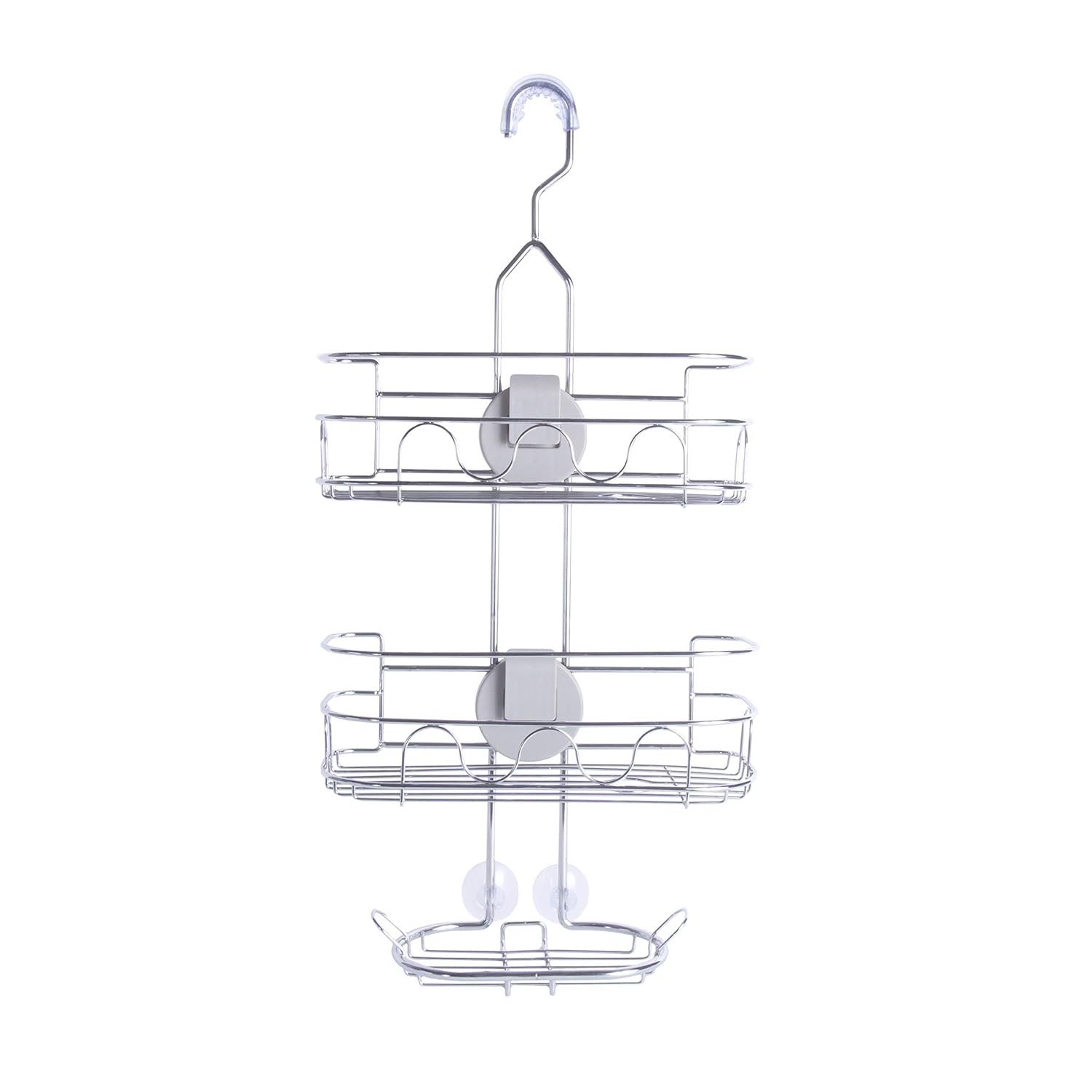 Kenney KN614124 Easy Slide 4-Way Adjustable Shower Caddy 25 5 L x 12 25 W x 5 D