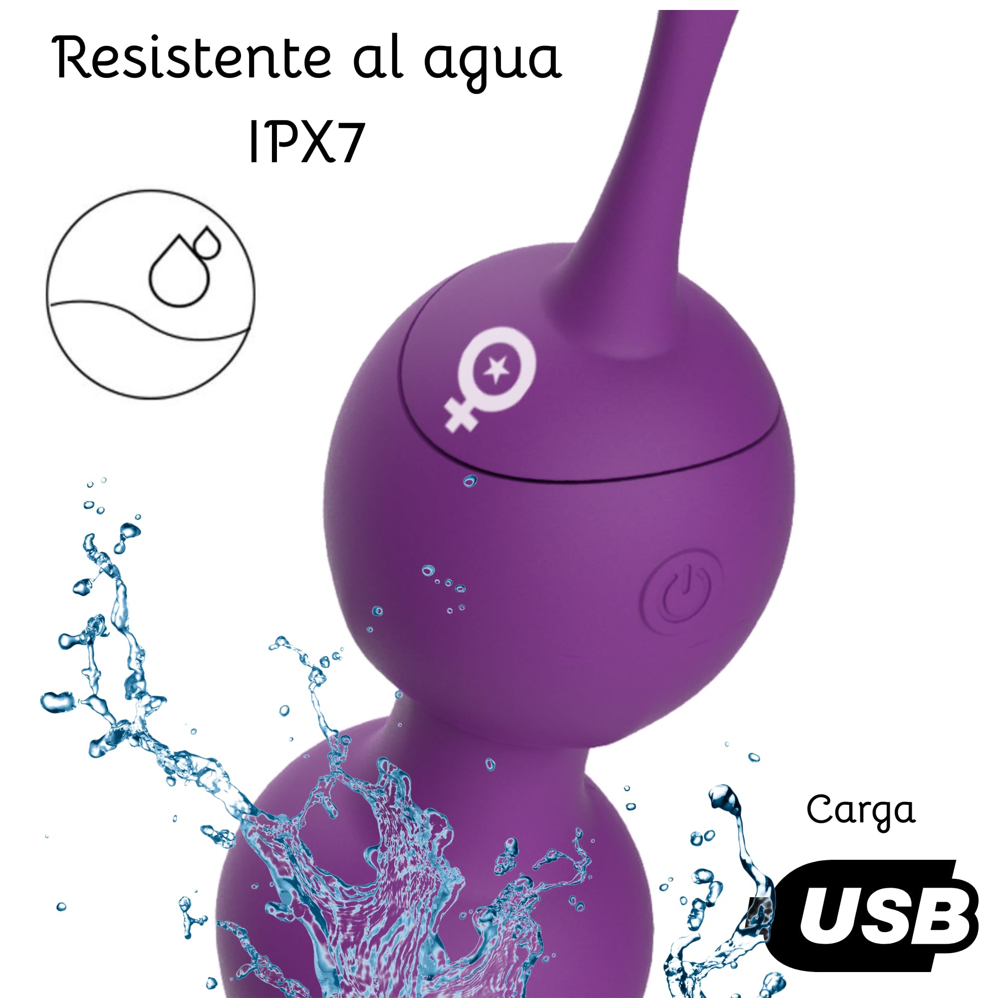Bolas kegel control remoto/Fortalece los Músculos Pélvicos y Previene la Incontinencia Urinaria Bolas de Masaje, Entrenamiento Completo del Suelo Pélvico para Mujeres con Control Remoto