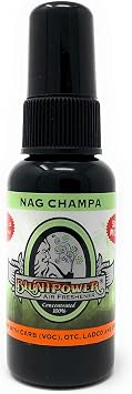 BluntPower Nag Champa, 1 Pack Concentrated Air Freshener for Room and Car Spray - Oil-Based Diffuser Spray Bottle - Long-Lasting Bathroom Spray, Car Freshener, Odor Eliminator Spray