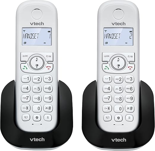 VTech CS1501 DECT Digital Cordless Phone with Call Block, 2 Handsets