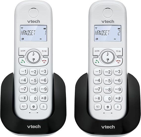 VTech CS1501 DECT Digital Cordless Phone with Call Block, 2 Handsets