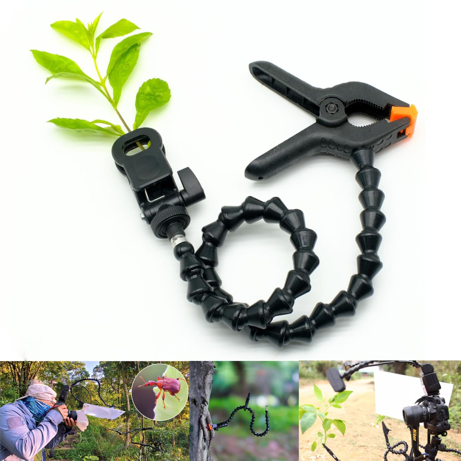 shue様　0522-01 Guage Single Macro Arm zacisk makro 60 cm z obrotowym 360