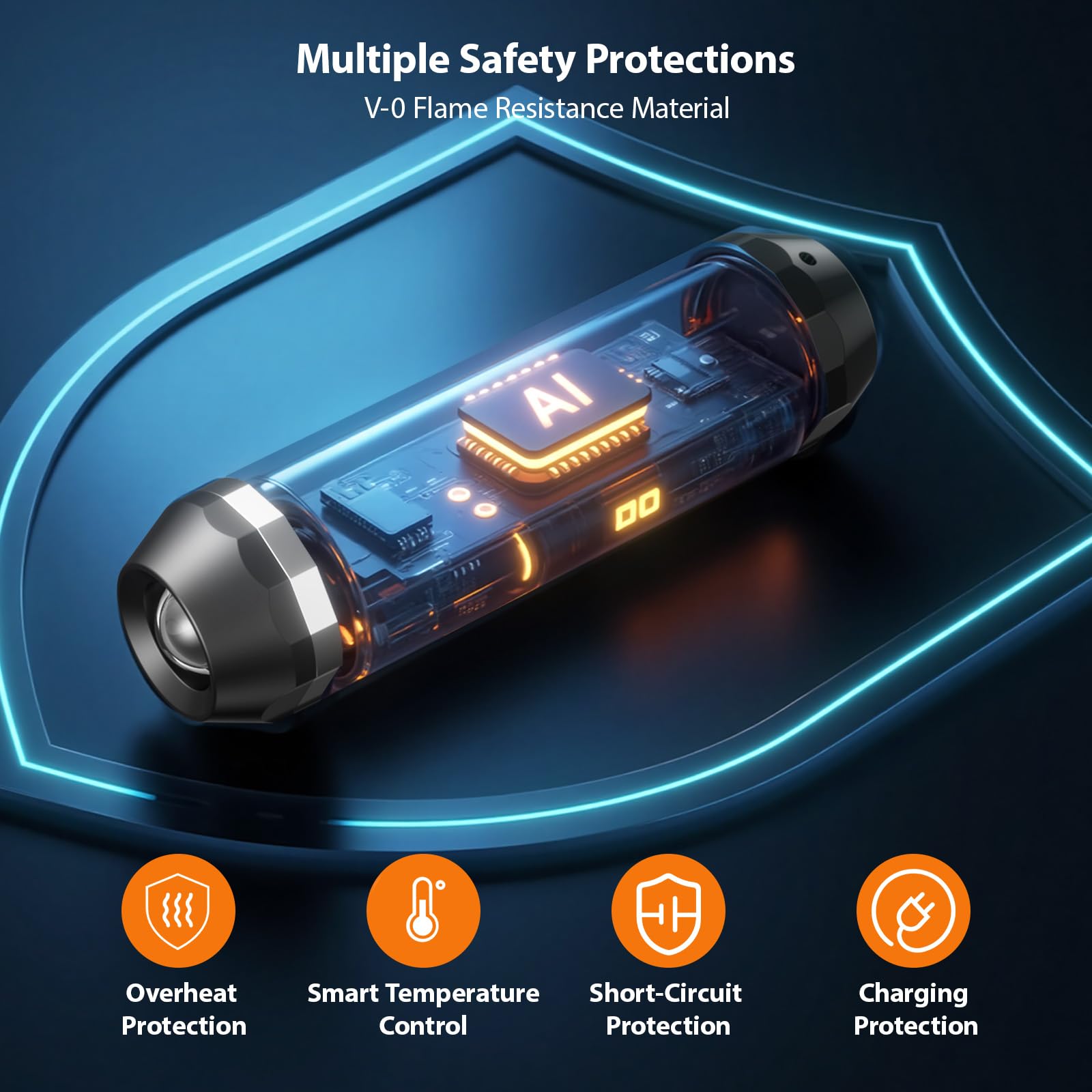 SUPPOU Chauffe Main Rechargeable Magnetique 2 en 1,10000mAh Chaufferette Électrique Main de Poche,3 Niveaux de Chaleur,Chargeur Portable USB-C, Léger,Sécurité,Golf,Ski,Gaming,Cadeaux
