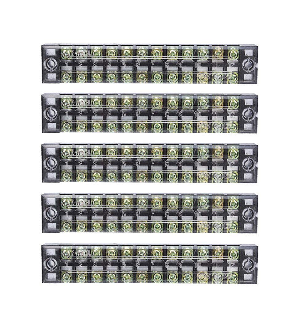 Speaker Terminal Block HSEAMALL 24PCS 8Sets Screw Terminal Strip,3/4/5 ...