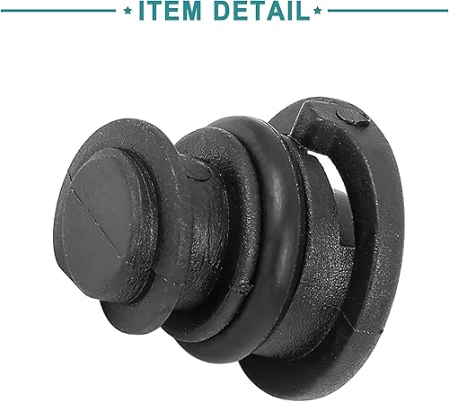 Miniatura 6 de ACROPIX Perno de drenaje de aceite de automóvil de repuesto para Volkswagen Passat - Paquete de 5 unidades color negro