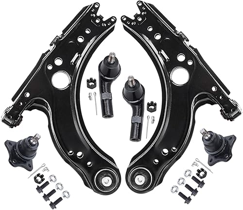 Miniatura 341 de Detroit Axle - Kit de brazos de control AWD para cargador Chrysler 300 Dodge Challenger Magnum, 2 brazos de control superiores delanteros con rótula