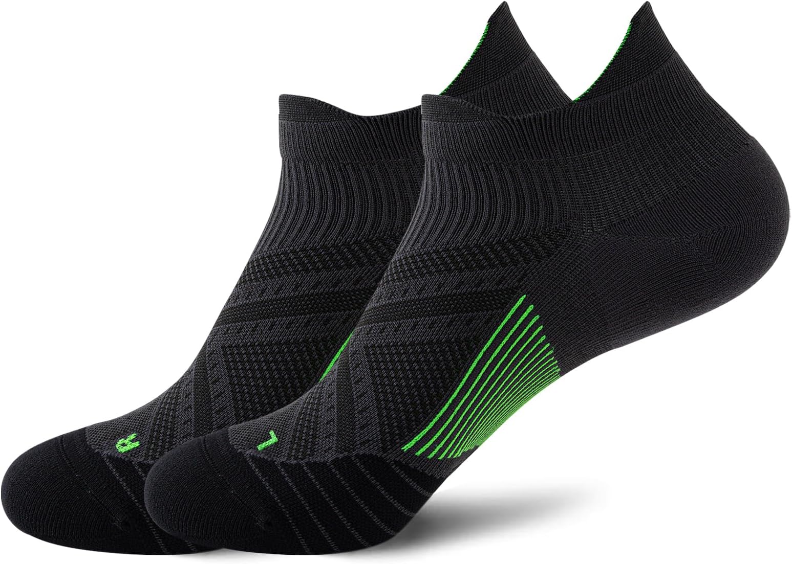R L Design Max High Performance Cushion Ankle Socks for Men Women Unisex No Show Low Cut Athletic Heel Tab Running Sports