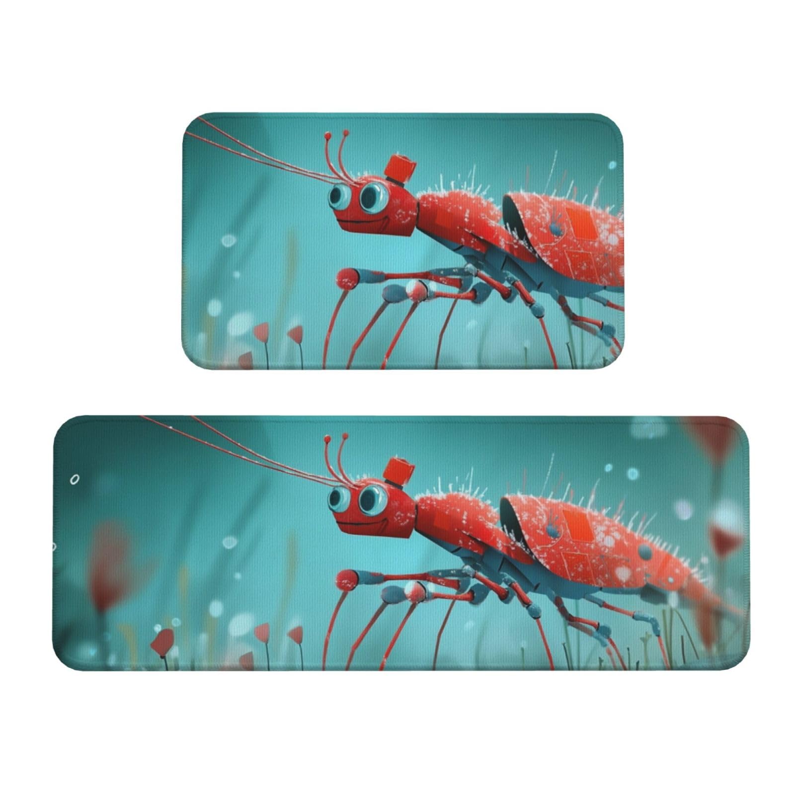 Tapetes de cocina antideslizantes Red Mantis para aliviar el dolor de pies al cocinar