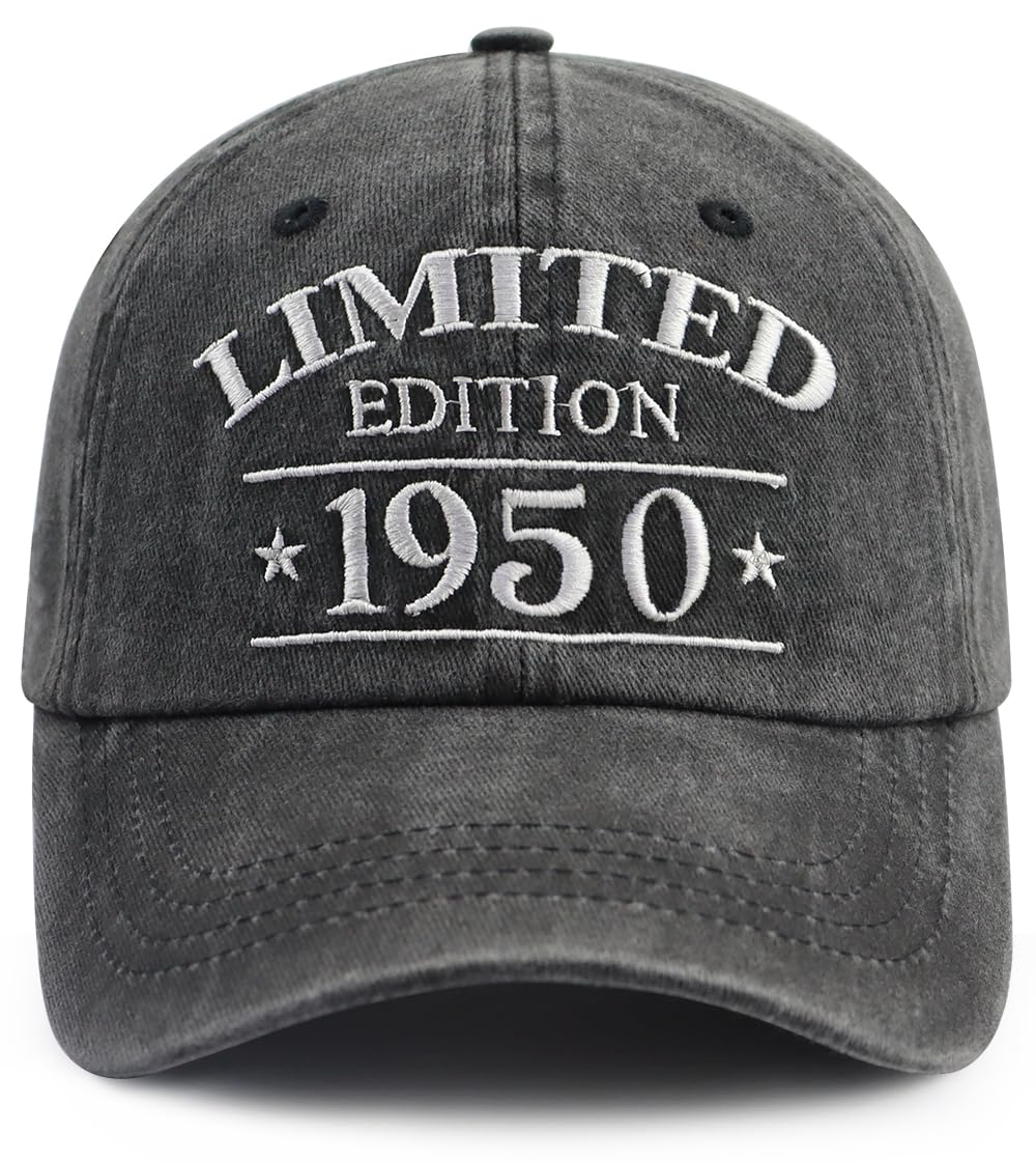 XacaYuerp Limited Edition 1950 1951 1952 1953 1954 1955 1956 1957 1957 1959 Hat, Funny Embroidered Baseball Cap for Women Men