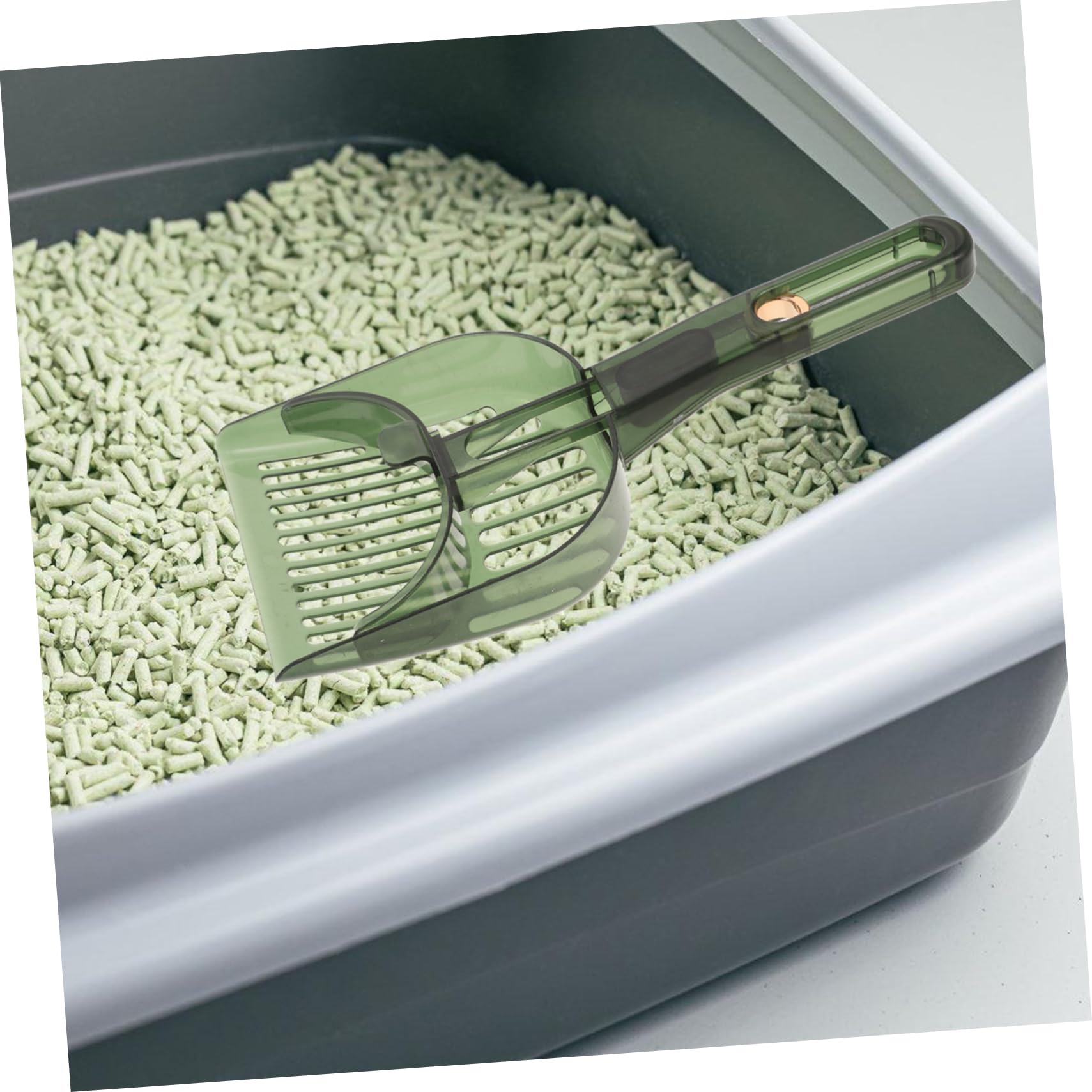 Sosoport 3pezzi Cat Litter Scoop Scoperchio per Lettiera Fessure per Feces Strumento e Facile e