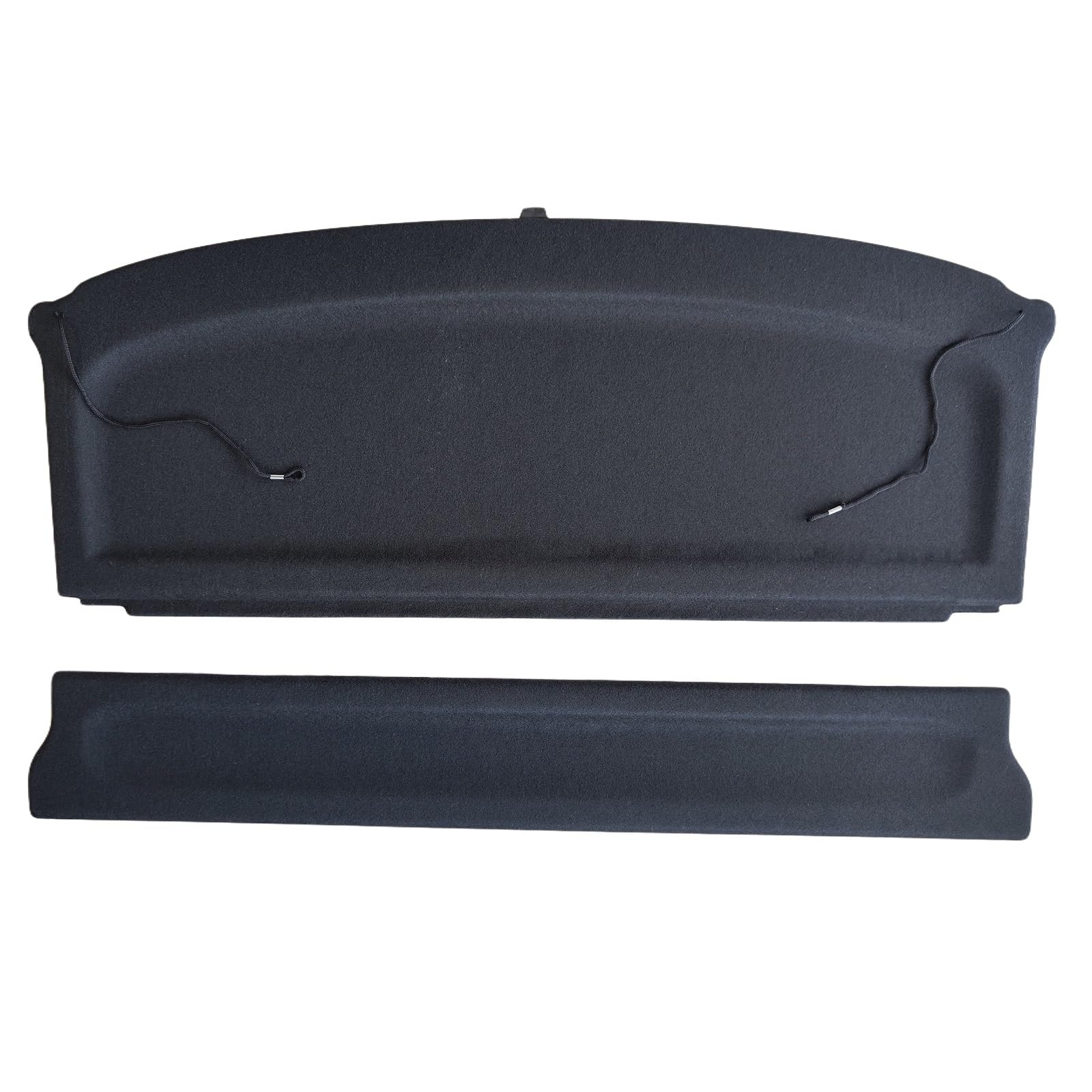 GEPCO Kofferraumabdeckung kompatibel mit BMW X1 E84 2009-2015 Schwarz