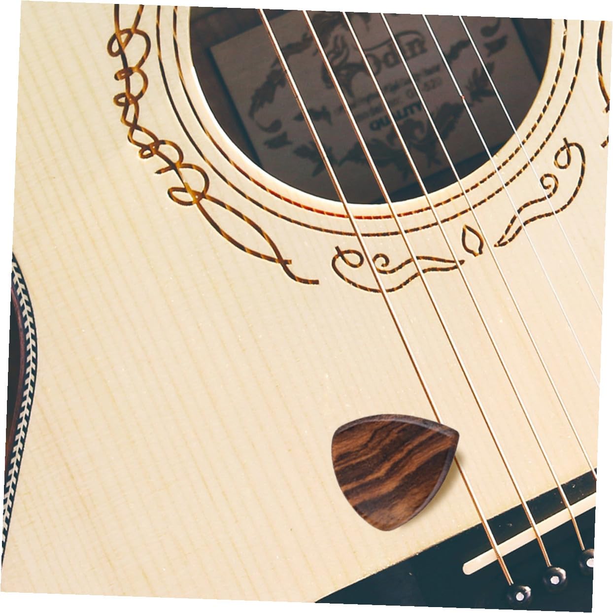 ifundom 3stücke Gitarren-Pick Aufbewahrungsbox Aus Naturholz Praktische Plektrum Lagerung Für Musiker Mit Bunten Picks Tragbar Für Reisen Und Stilvolles Design Für Gitarrenliebhaber