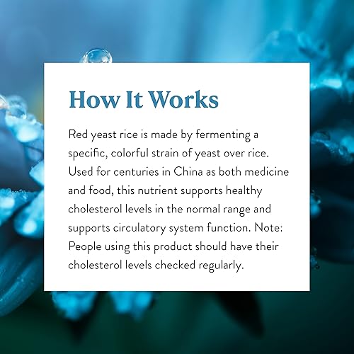 Miniatura 6 de Nature's Sunshine Arroz de levadura roja, 120 cápsulas, Kosher | Ayuda a apoyar la producción de colesterol bueno en el hígado y apoya el sistema