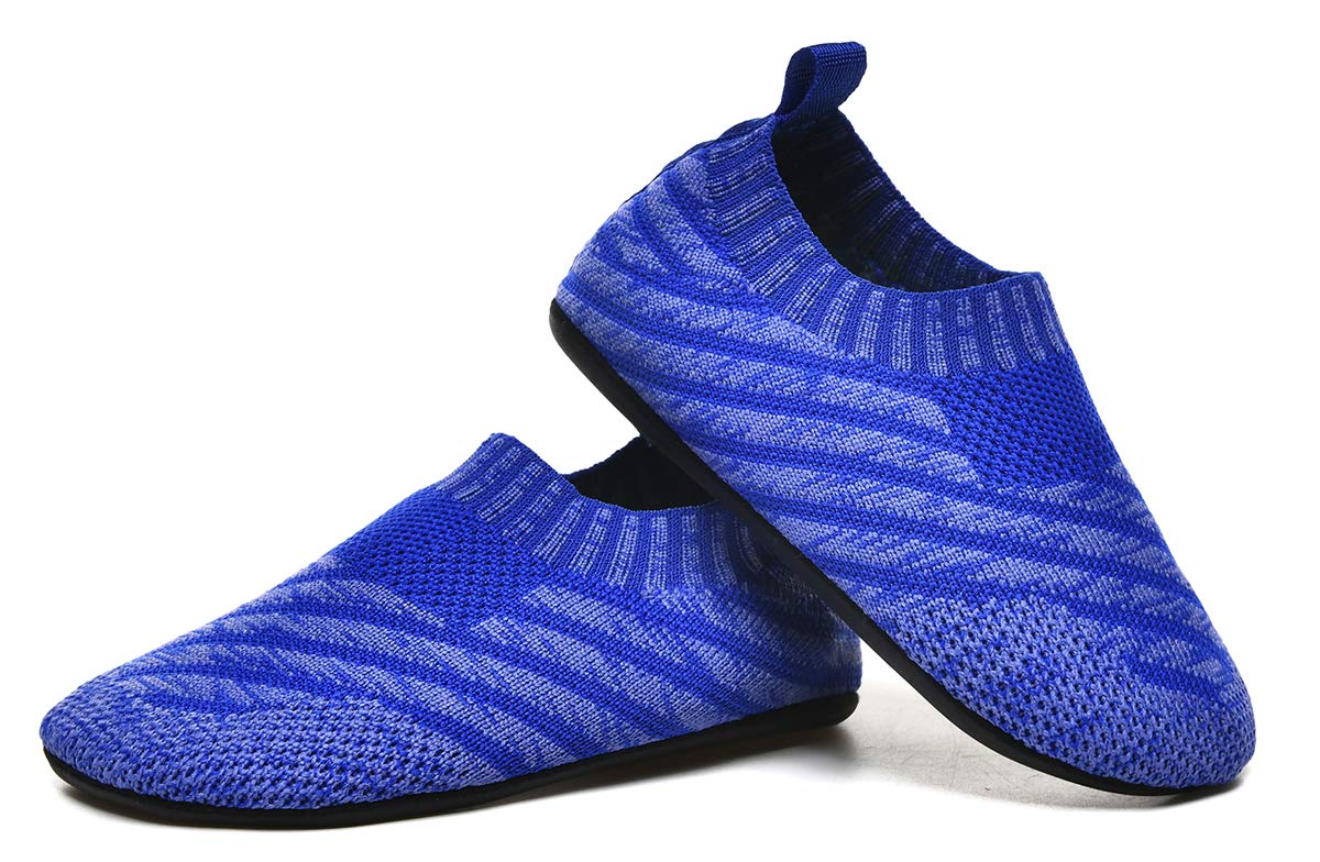 SLEVEL Pantuflas cómodas para niños pequeños, ligeras, antideslizantes, agarre alrededor de la casa, zapatos para niños y niñas