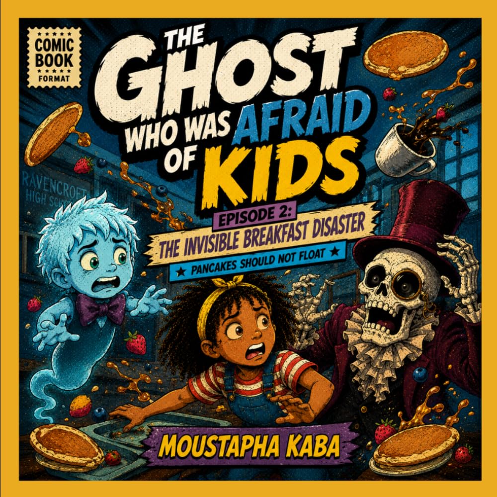THE GHOST WHO WAS AFRAID OF KIDS | EPISODE 2: THE INVISIBLE BREAKFAST DISASTER: Pancakes Should Not Float (THE GHOST WHO WAS AFRAID OF KIDS | Boo-ing Is Harder Than It Looks)