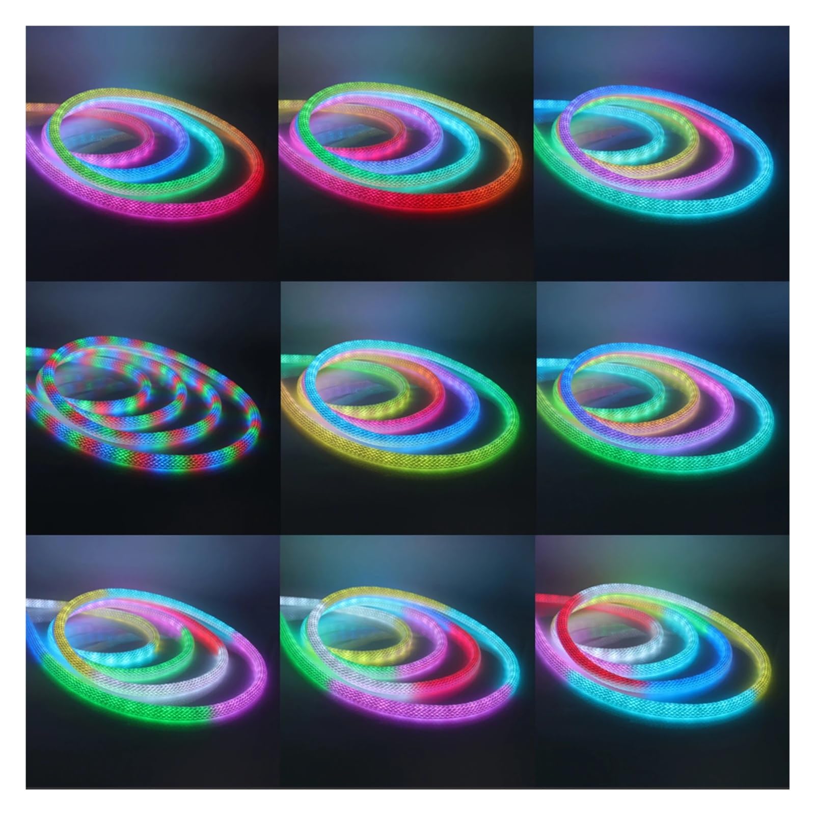 Striscia neon 5V a 360° con Bluetooth/Wi-Fi(WIFI Neon Light Kits,2M-1MX2_EU)