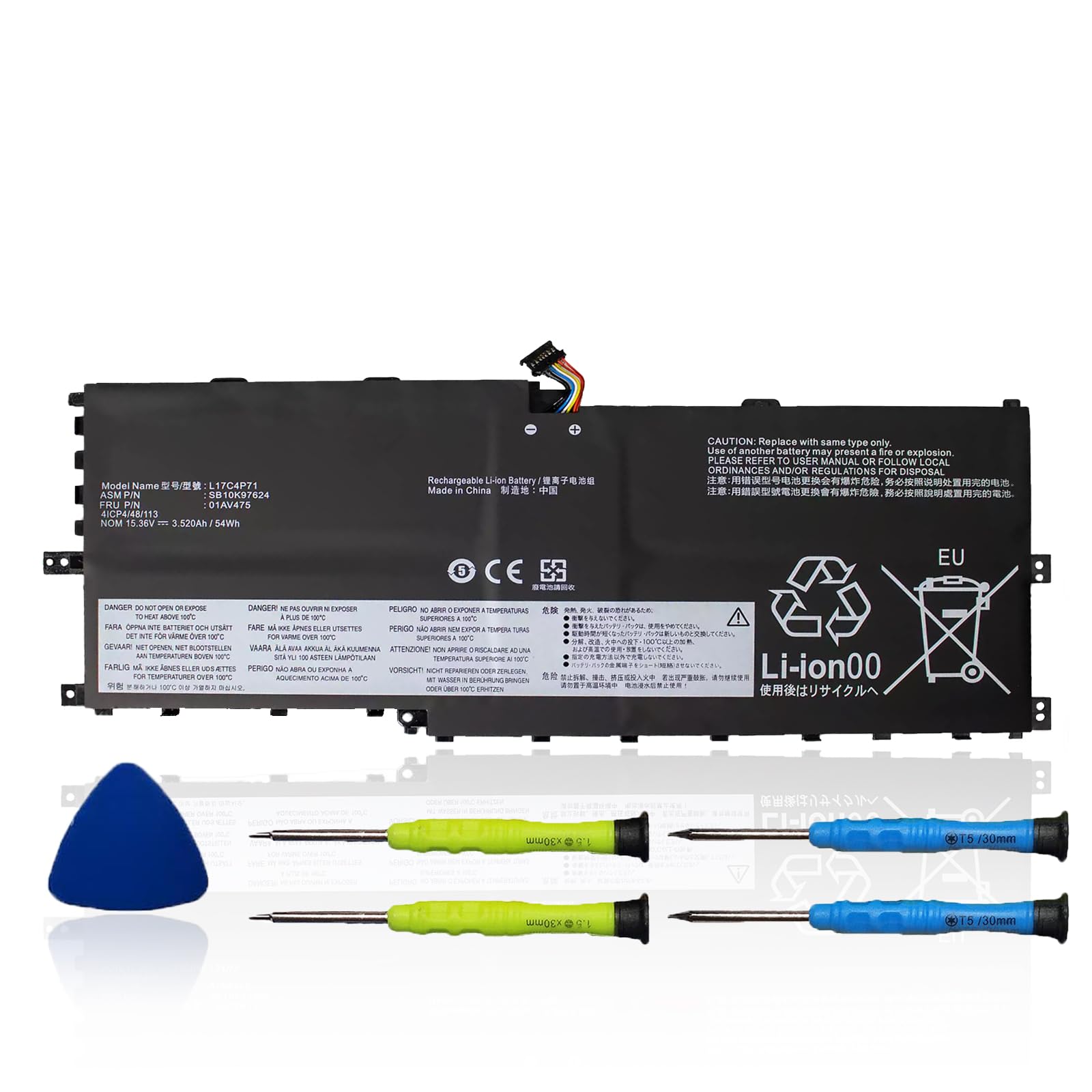 Amazon.com: OUWEE L17C4P71 Laptop Battery Compatible with Lenovo