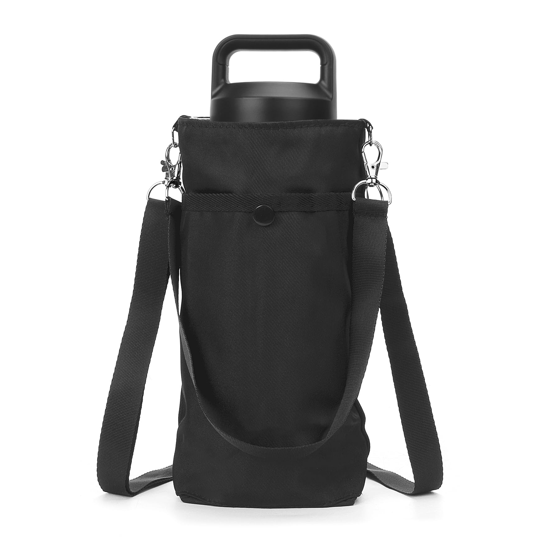 Linkidea Water Bottle Carrier Compatible with YETI Rambler Bottle 18oz/26oz, Owala FreeSip 24oz, Waterbottle Sling Bag Holder with Shoulder Strap,