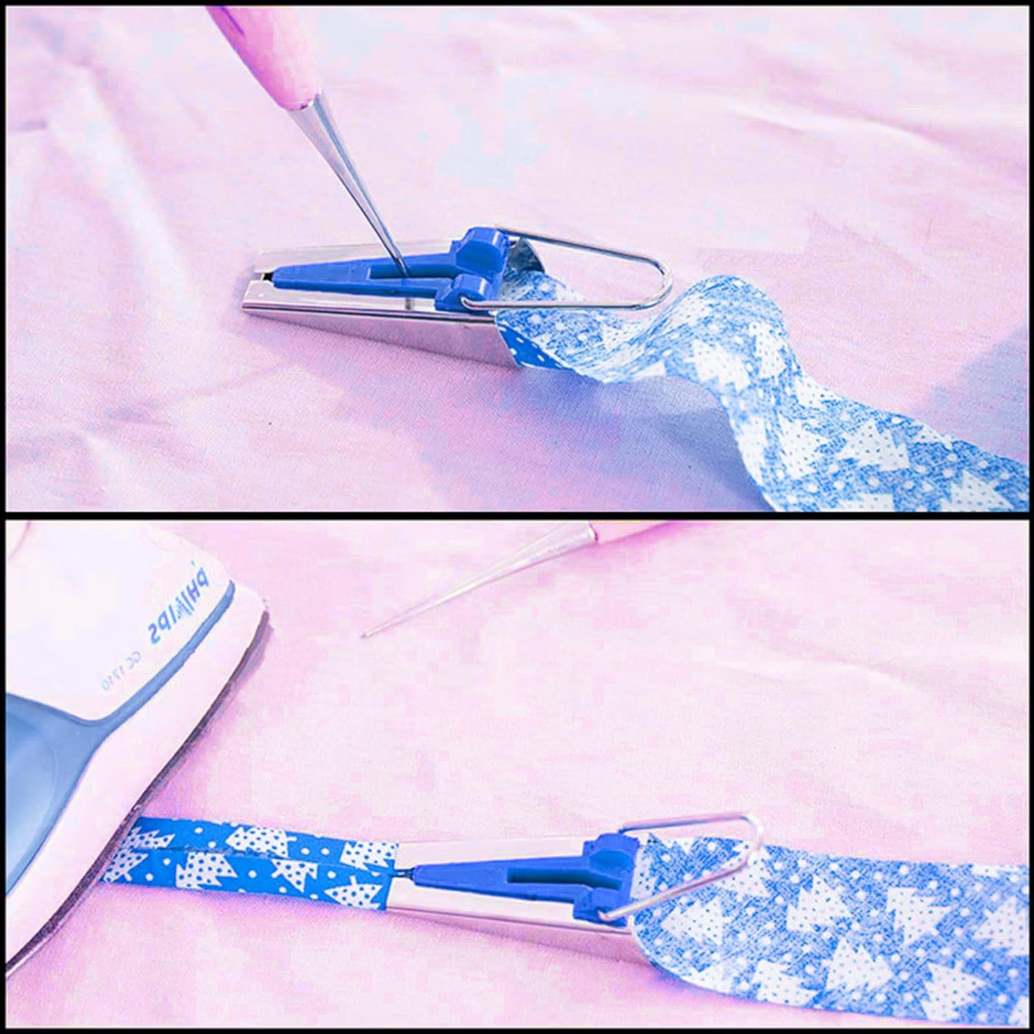 5 Pezzi Set Di Strumenti Per Creare Nastri Sbieco Fai Da Te - Multiuso Per Patchwork E Quilting
