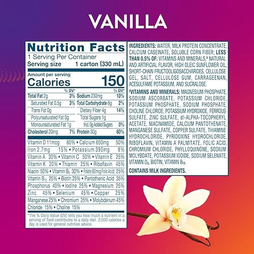 Miniatura 6 de PROTALITY Batido nutricional de vainilla  1.06 oz de proteína, 0.04 oz de azúcar  Apoyo nutricional durante la pérdida de peso  Paquete de 12