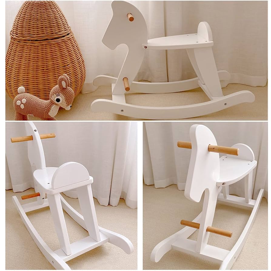 木製ロッキングホース 子供用 もくば Amazon.co.jp: 屋内ロッキングホース、子供用木馬 子供ロッカー