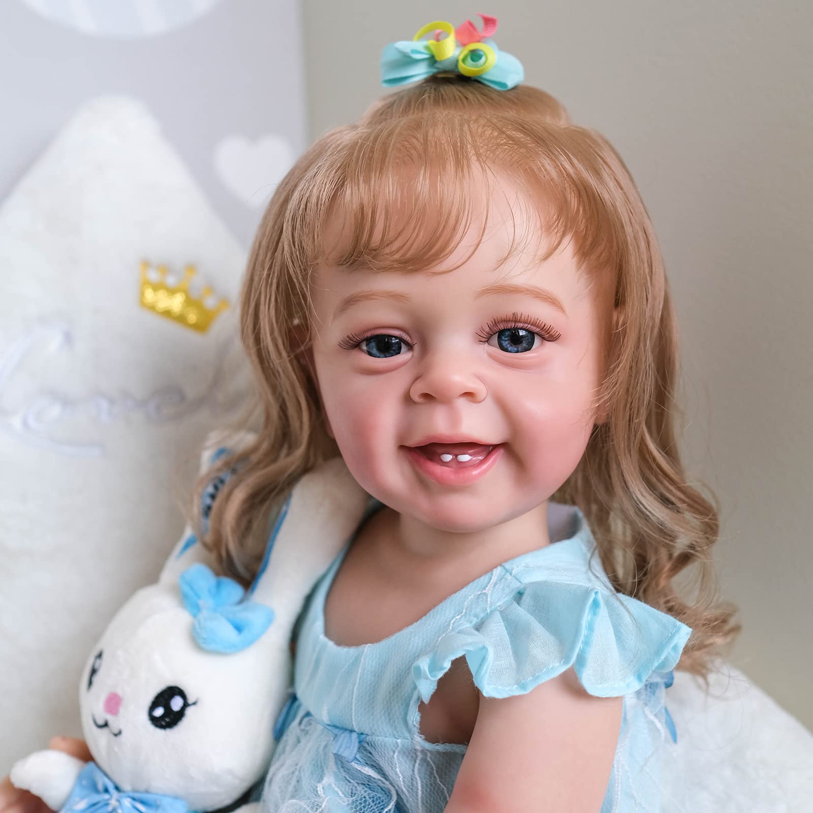 Amazon.co.jp: 55CM22インチフルボディシリコーンリボーンドール幼児 