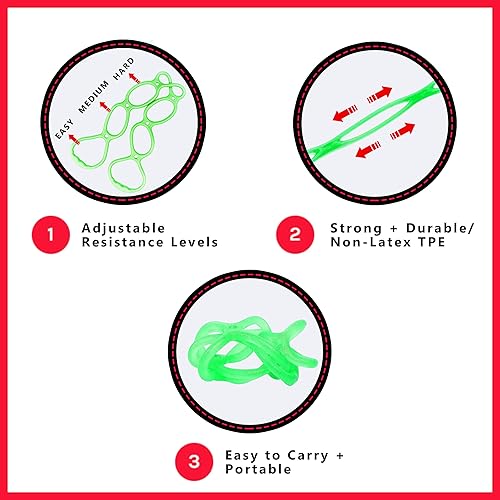 Miniatura 5 de Walk at Home Bandas de entrenamiento de 7 anillos ajustables para entrenar en casa, caminar, ejercicio, bandas de entrenamiento, programa de