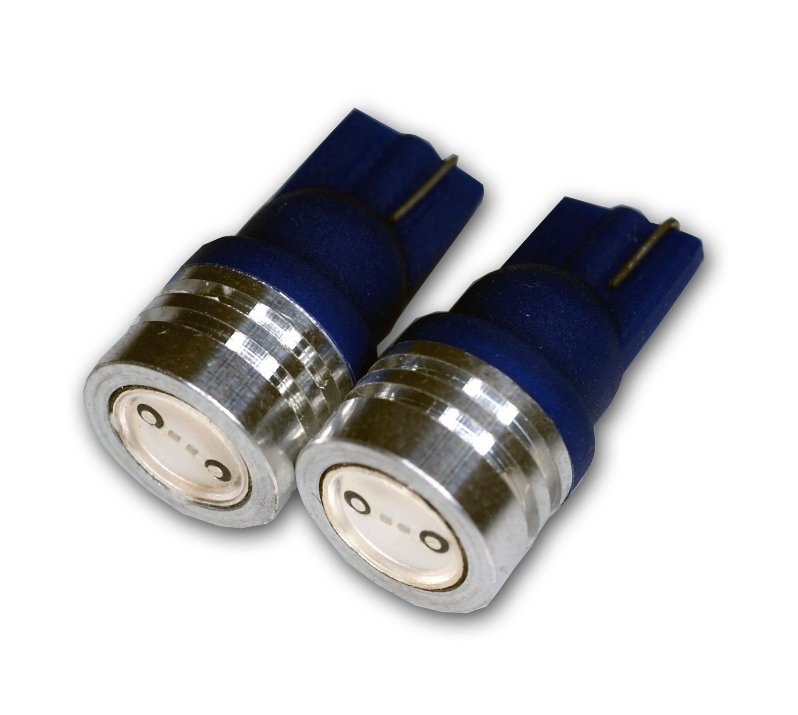 Tuningpros LEDIS-T10-BHP1 Ignition Switch LED Light Bulbs T10 Wedge, High Power LED Blue 2-pc Set