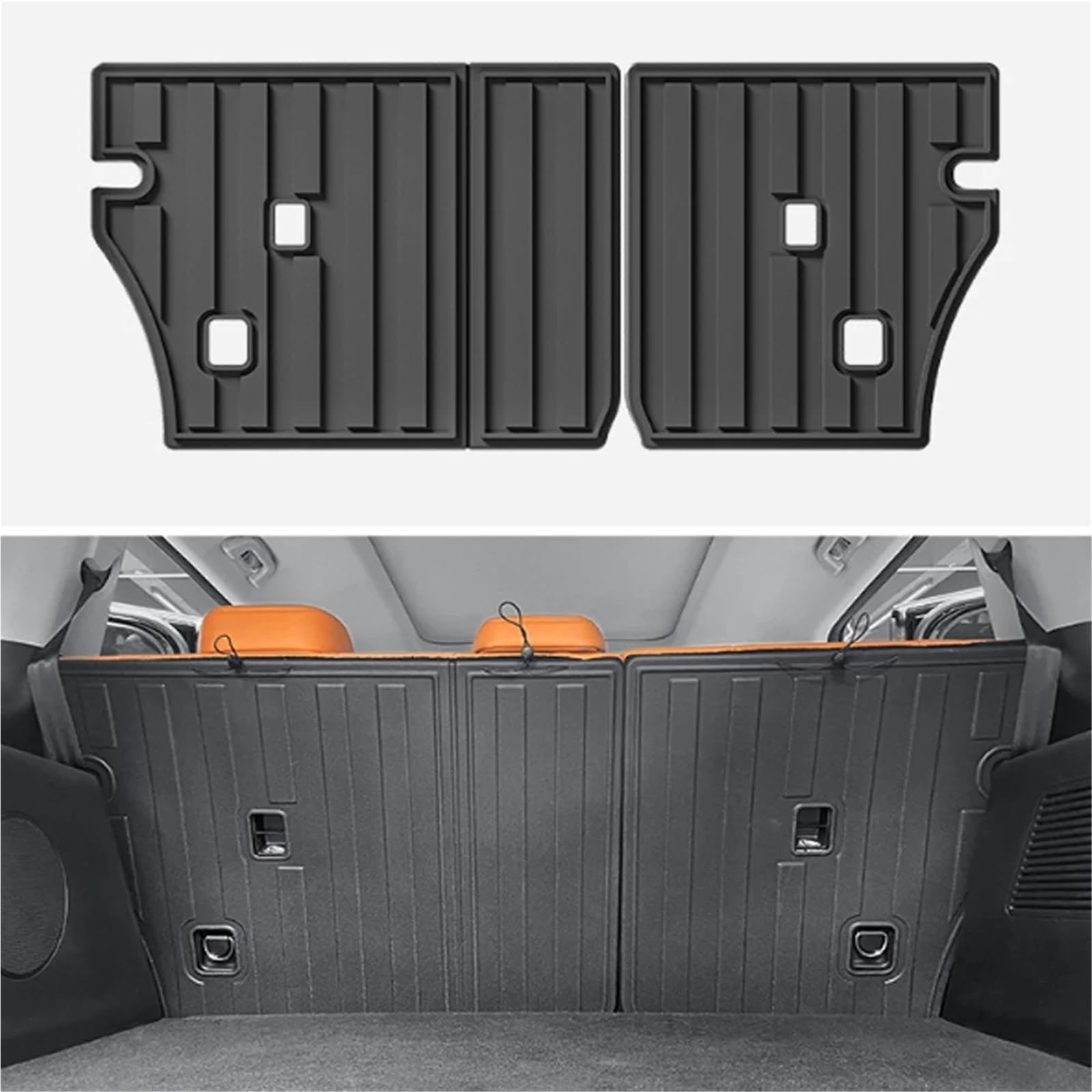 Car Floor Mats Compatible with Haval H9 2024 2025 All Weather Protective Waterproof Anti-Slip Front Rear Cargo Liner — view 7