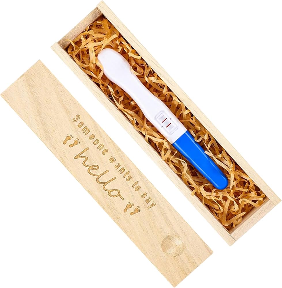 Amazon.co.jp: shjxi 妊娠記念箱 妊娠収納ホルダー 木製妊娠収納