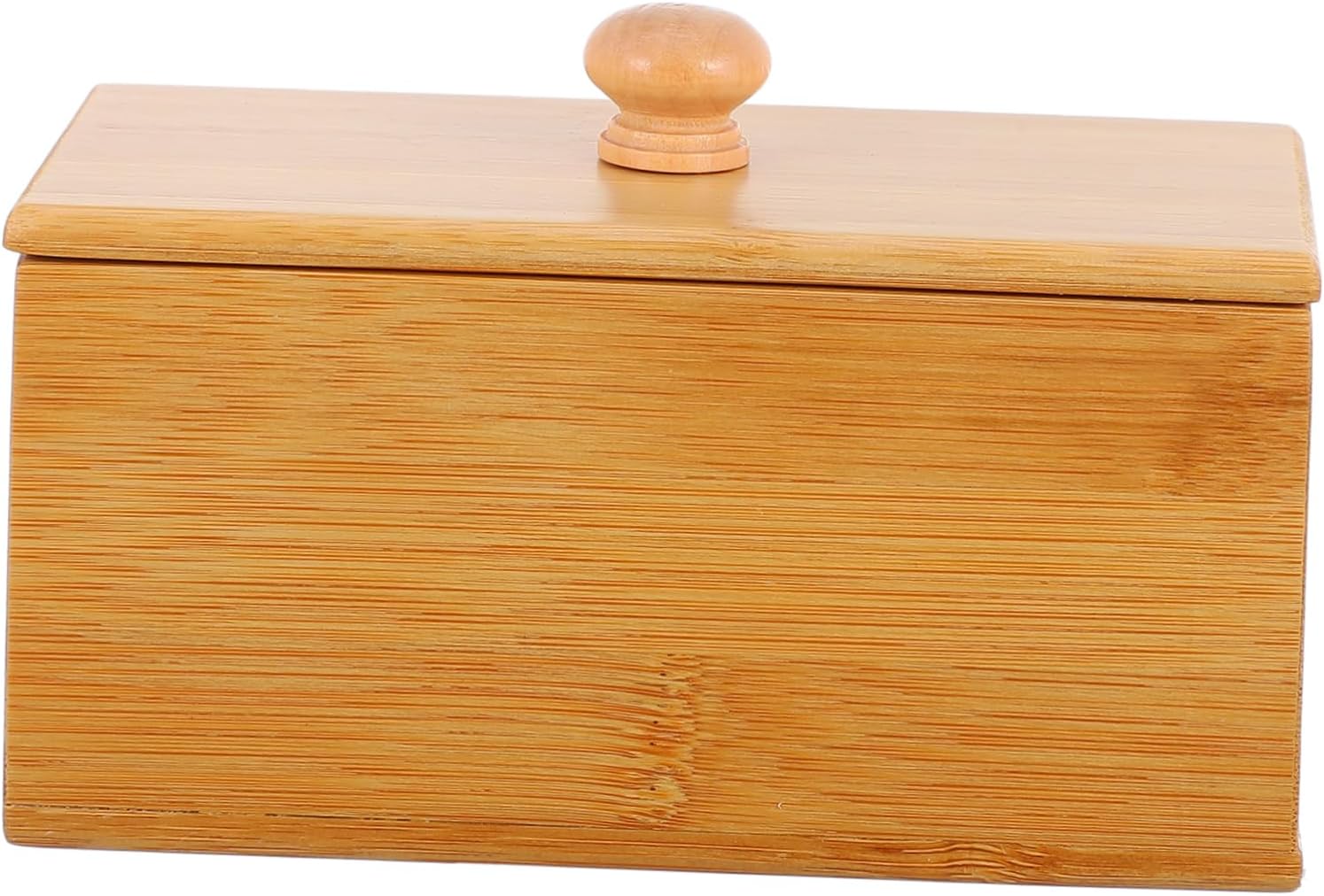 OUNONA Wooden Tea Bag Storage Box Lid Dual Compartment Sugar Packet Organizer for Office and Home Tea Storage Case and Sugar Packets