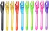 Invisible Ink Pens With Uv Light For Kids, 10 Pack Cool Pens For Secret Writing, Pen With Led Light, Pen Games And Creative Fun