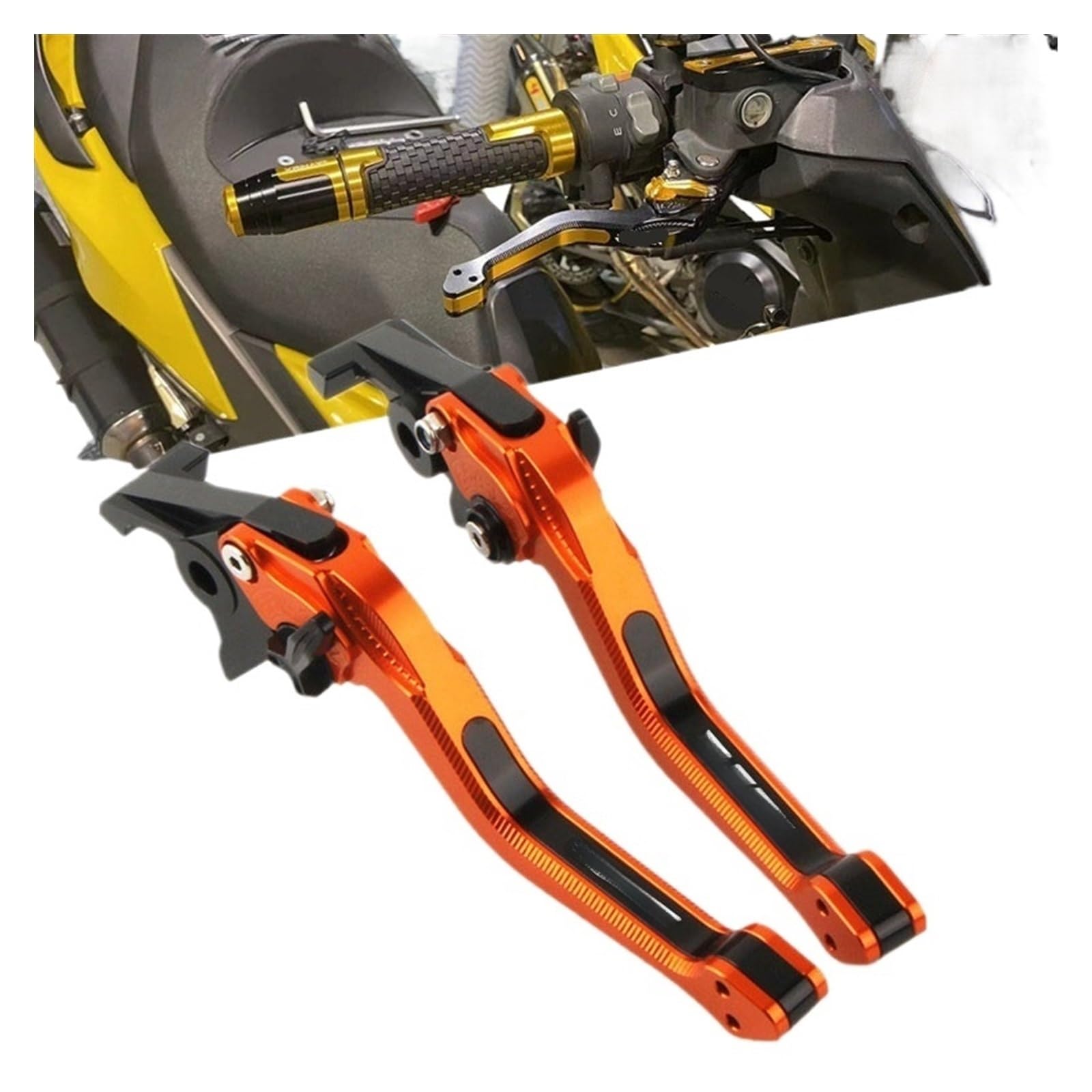 Ewsjg Z650 Orange For Kawa&Saki Z400 Z650 Z800 2021-2023 Motorcycle Cnc Clutch Levers Handle Accessories Adjustable Brake Clutch Levers Clutchs Brakes Handle Levers