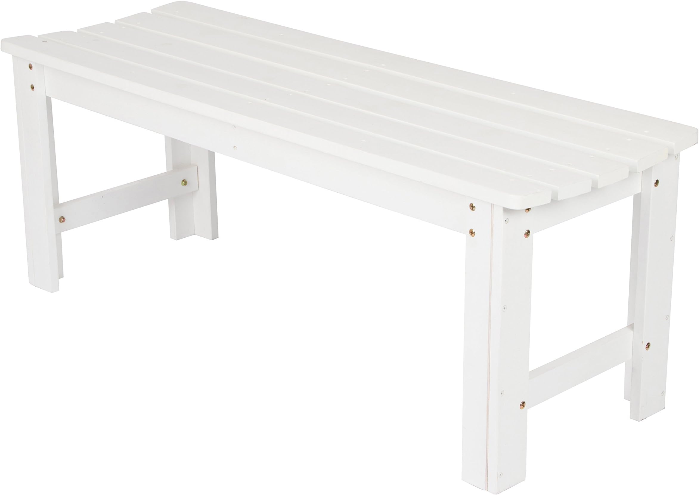 Amazonia Aster Backless Patio Bench | Eucalyptus Wood | Ideal for Outdoors and Indoors, 53", Brown